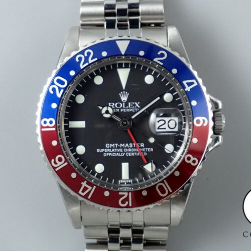 ロレックス GMTマスター Ref.1675/0 ステンレススチール ブラック文字盤 ジュビリーブレスレット 商品画像1