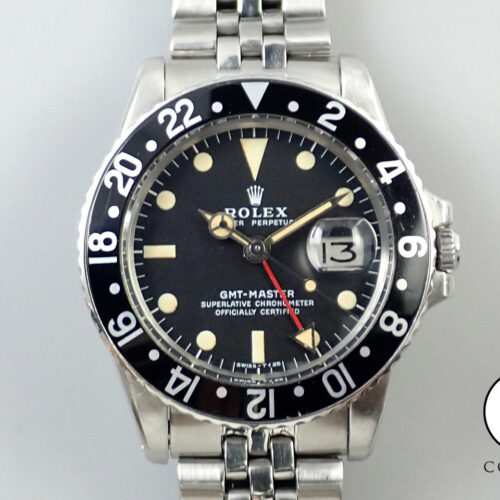 ロレックス GMTマスター Ref.1675 ステンレススチール ブラック文字盤 ジュビリーブレスレット 中古 PF5U5MVJ 商品画像1