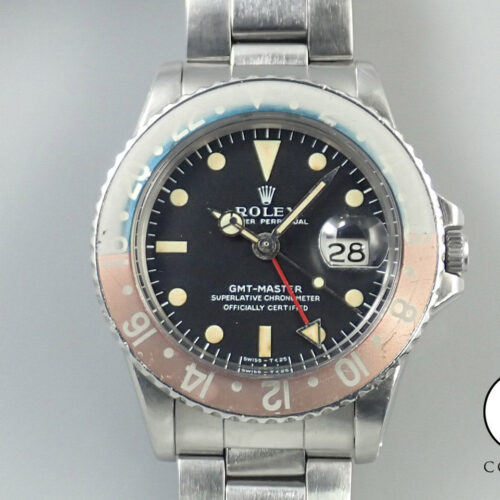 ロレックス GMTマスター Ref.1675 ステンレススチール ブラック文字盤 オイスターブレスレット 商品画像1