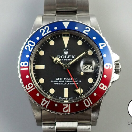 ロレックス GMTマスター Ref.16750 ステンレススチール ブラック文字盤 中古 W6332433 商品画像1