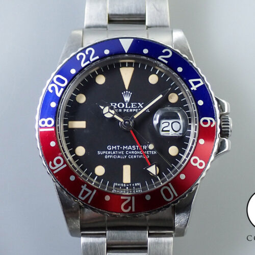 ロレックス GMTマスター Ref.1675 ステンレススチール ブラック文字盤 オイスターブレスレット 商品画像1