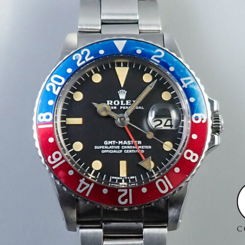 ロレックス GMTマスター Ref.1675 ステンレススチール ブラック文字盤 オイスターブレスレット 商品画像1
