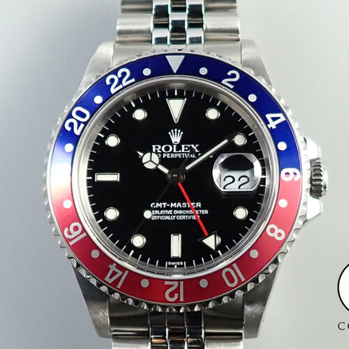 ロレックス GMTマスター Ref.16700 ステンレススチール ブラック文字盤 ジュビリーブレスレット 中古 M9WUY3K5 商品画像1