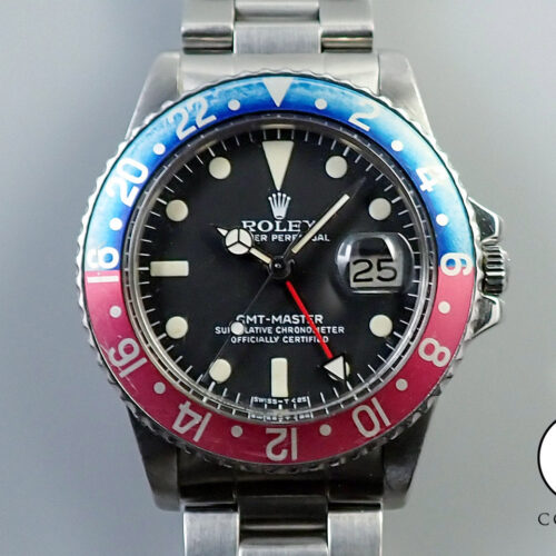 ロレックス GMTマスター Ref.1675 ステンレススチール ブラック文字盤　オイスターブレスレット 商品画像1