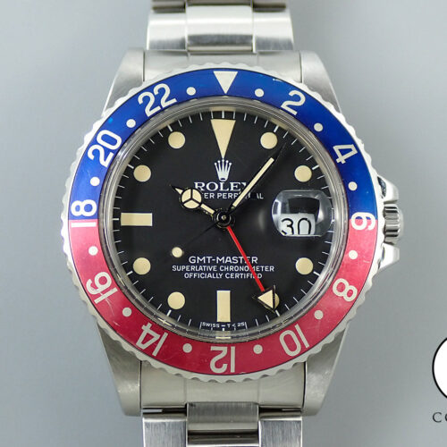 ロレックス GMTマスター Ref.16750 ステンレススチール ブラック文字盤 中古 5Y4309RT 商品画像1
