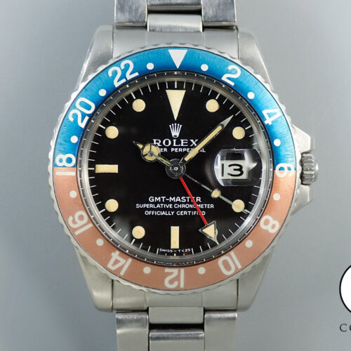 ロレックス GMTマスター Ref.1675 ステンレススチール ブラック文字盤 オイスターブレスレット 商品画像1