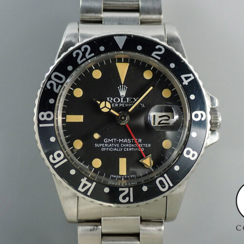 ロレックス GMTマスター Ref.1675 ステンレススチール ブラック文字盤 オイスターブレスレット 中古 K70V8347 商品画像1