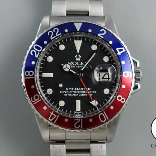 ロレックス GMTマスター Ref.1675 ステンレススチール ブラック文字盤 オイスターブレスレット 商品画像1