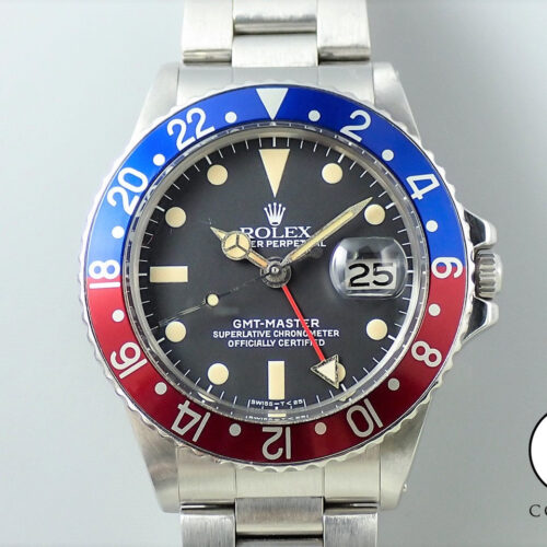 ロレックス GMTマスター Ref.1675 ステンレススチール ブラック文字盤 オイスターブレスレット 商品画像1