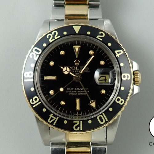 ロレックス GMTマスター Ref.1675/3 ステンレススチール/イエローゴールド ブラック文字盤 オイスターブレスレット 商品画像1