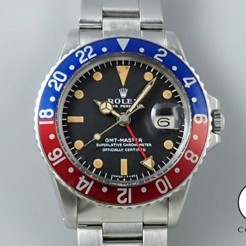 ロレックス GMTマスター Ref.1675 ステンレススチール ブラック文字盤　オイスターブレスレット 商品画像1