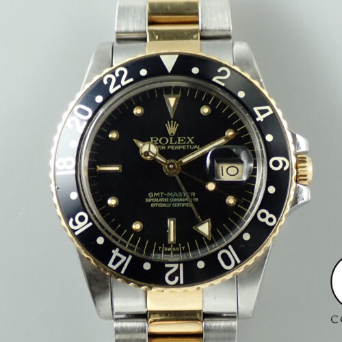 ロレックス GMTマスター Ref.16753 ステンレススチール/イエローゴールド ブラック文字盤 オイスターブレスレット 商品画像1