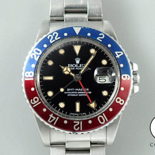 ロレックス GMTマスター Ref.16750 ステンレススチール ブラック文字盤 中古 3W11A181 商品画像1