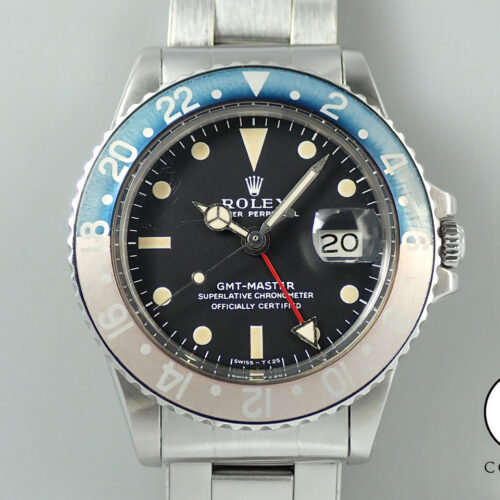 ロレックス GMTマスター Ref.1675 ステンレススチール ブラック文字盤　オイスターブレスレット 商品画像1