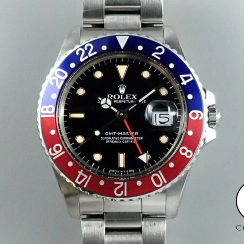 ロレックス GMTマスター Ref.16750 ステンレススチール ブラック文字盤 中古 MRA2JV39 商品画像1