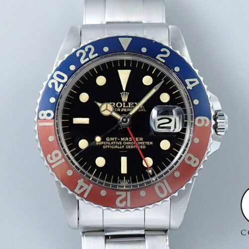 ロレックス GMTマスター Ref.1675 ステンレススチール ブラック文字盤 オイスターブレスレット 商品画像1