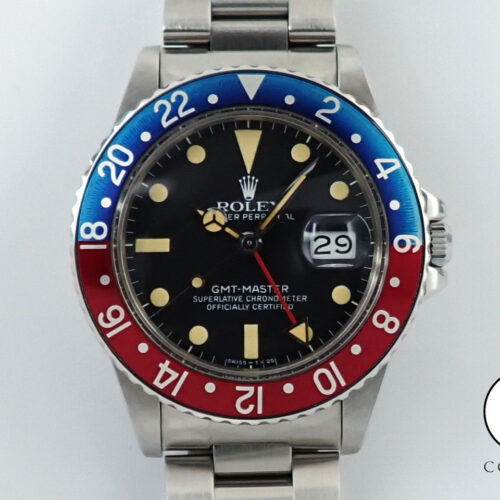 ロレックス GMTマスター Ref.16750 ステンレススチール ブラック文字盤 中古 YA08A2JJ 商品画像1