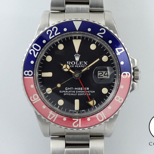 ロレックス GMTマスター Ref.1675 ステンレススチール ブラック文字盤 オイスターブレスレット 商品画像1