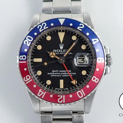 ロレックス GMTマスター Ref.1675 ステンレススチール ブラック文字盤 オイスターブレスレット 商品画像1