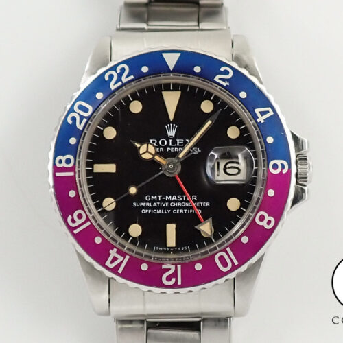 ロレックス GMTマスター Ref.1675 ステンレススチール ブラック文字盤 オイスターブレスレット 商品画像1