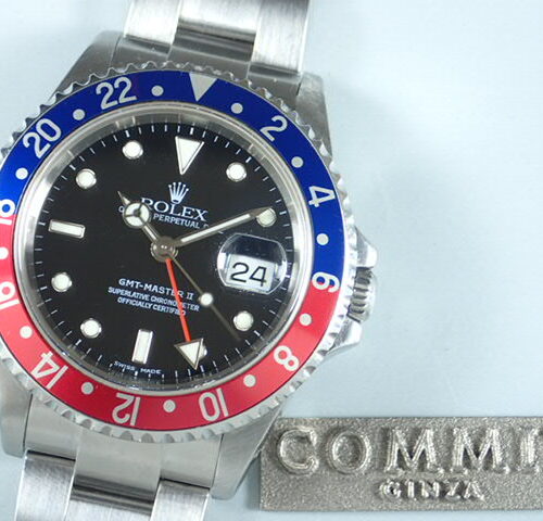 ロレックス GMTマスターII Ref.16710T ブラック文字盤 中古 gmt-master-49 オイスターブレスレット 商品画像1