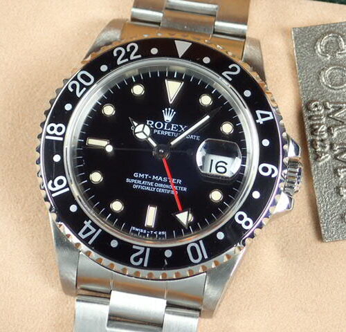 ロレックス GMTマスター Ref.16700 ブラック文字盤 中古 gmt-master-63 オイスターブレスレット 商品画像1