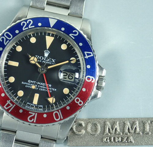 ロレックス GMTマスター Ref.1675 ブラック文字盤 中古 gmt-master-65 オイスターブレスレット 商品画像1