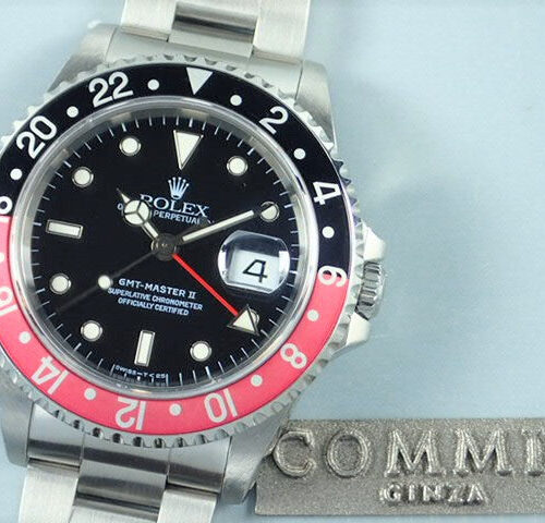 ロレックス GMTマスターII Ref.16710 ブラック文字盤 中古 gmt-master-66 オイスターブレスレット 商品画像1