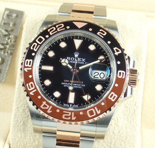 ロレックス GMTマスターII Ref.126711CHNR ブラック文字盤 未使用 gmt-master-77 オイスターブレスレット オイスターブレスレット 商品画像1