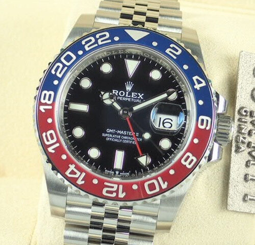 ロレックス GMTマスターII Ref.126710BLRO ブラック文字盤 未使用 gmt-master-83 ジュビリーブレスレット 商品画像1