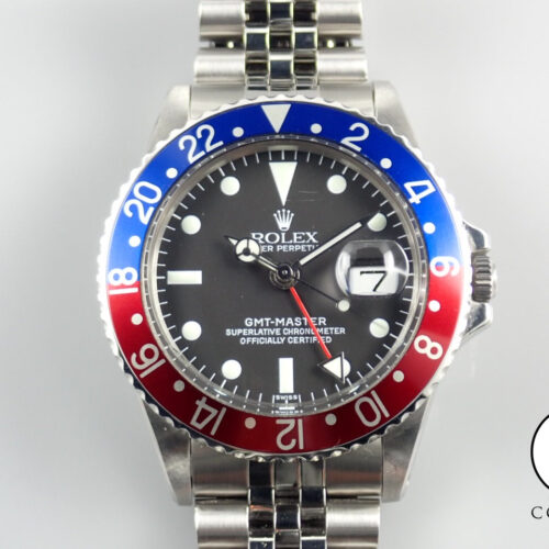 ロレックス GMTマスター Ref.1675 ステンレススチール ブラック文字盤 ジュビリーブレスレット 中古 9UTYJYTP 商品画像1