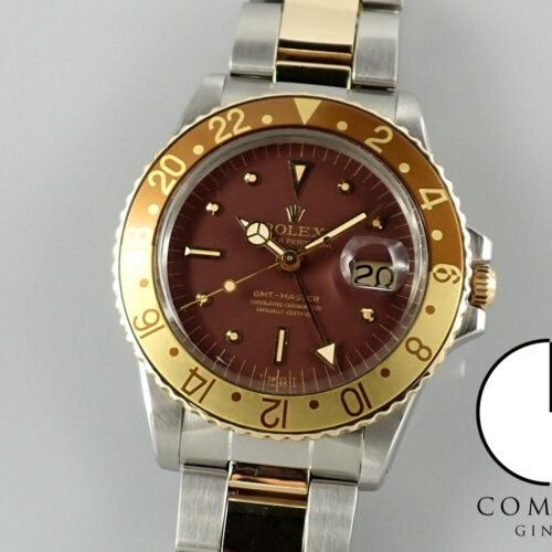 ロレックス GMTマスター Ref.1675/3 ブラウン文字盤 中古 gmt-master-187 オイスターブレスレット 商品画像1