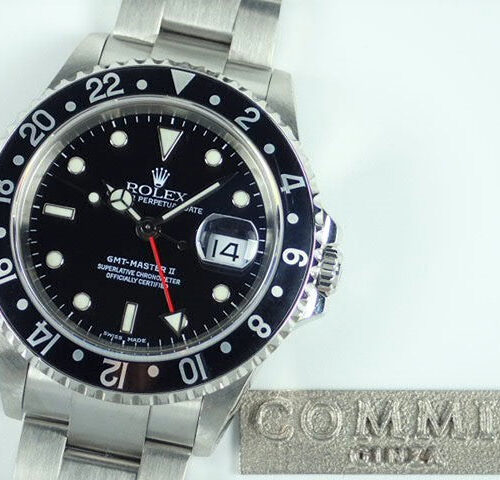 ロレックス GMTマスターII Ref.16710 ブラック文字盤 中古 gmt-master2-25 オイスターブレスレット 商品画像1