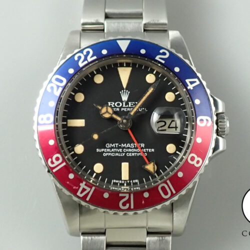 ロレックス GMTマスター Ref.1675 ステンレススチール ブラック文字盤　オイスターブレスレット 商品画像1