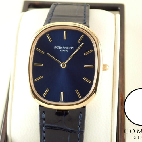 パテックフィリップ ゴールデンエリプス Ref.3738/100J-012 ブルーソレイユ文字盤 中古 golden-ellipse-2 商品画像1