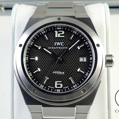 IWC インヂュニア オートマティック Ref.IW322701 ブラック文字盤 美品 9C8WX702 商品画像1