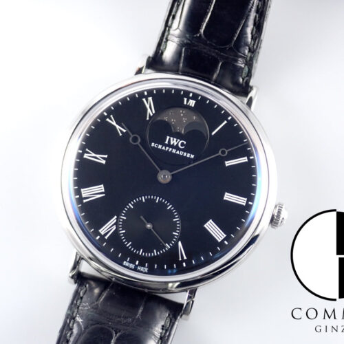 IWC ヴィンテージコレクション ポートフィノ Ref.IW544801 ブラック文字盤 中古 X5QZA6R9 商品画像1