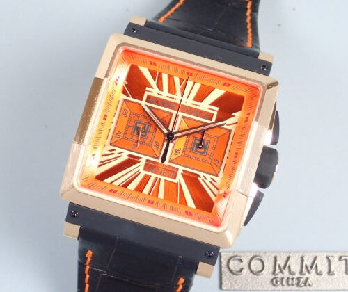 ロジェデュブイ キングスクエア Ref.KS40-78-51-00/0OR00/B オレンジ文字盤 中古 kingsquare 商品画像1