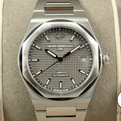 ジラールペルゴ ロレアート Ref.81005-11-231-11A グレー文字盤 中古 10R5V729 商品画像1