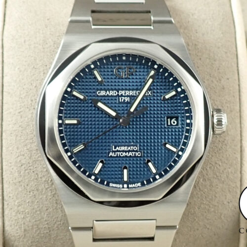 ジラールペルゴ ロレアート Ref.81005-11-431-11A ブルー文字盤 中古 6K90R241 商品画像1