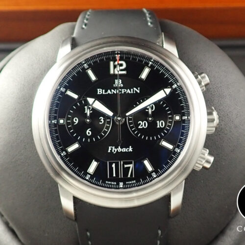ブランパン レマン フライバック クロノグラフ Ref.2885F-11B30-53B ブラック文字盤 美品 27FF8A5V 商品画像1