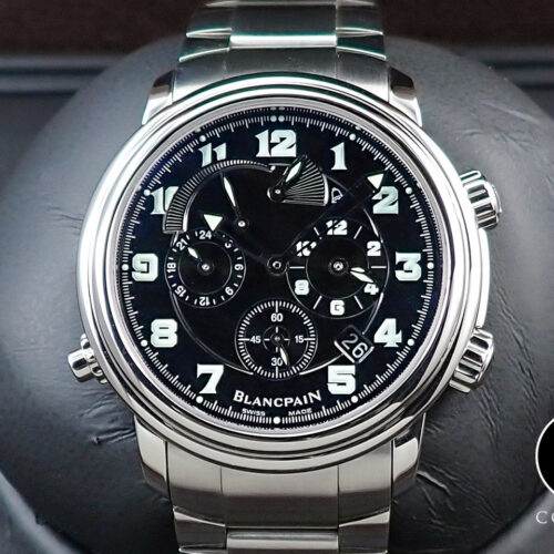 ブランパン レマン GMTアラーム Ref.2041-1130M-71 ブラック文字盤 中古 WSUT3K06 商品画像1