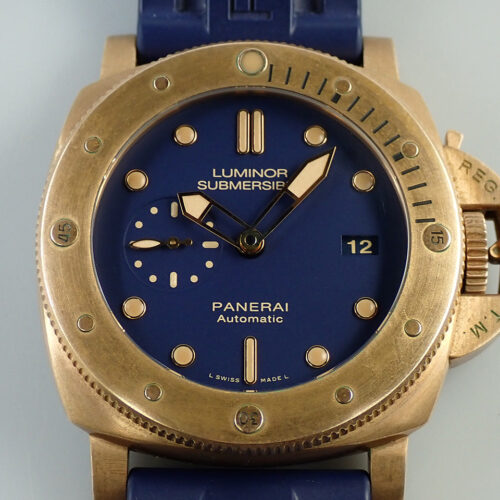 パネライ ルミノール 1950 サブマーシブル Ref.PAM00671 ブルー文字盤 中古 741778HU 商品画像1