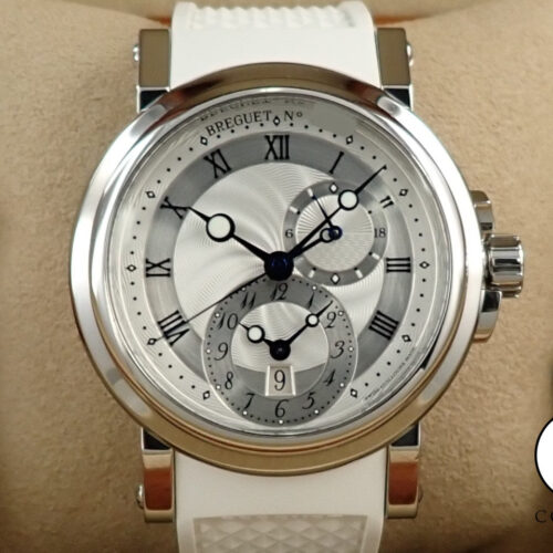 ブレゲ マリーン GMT Ref.5857ST/12/5ZU シルバー文字盤 中古 9W288893 商品画像1