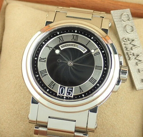 ブレゲ マリーンII Ref.5817ST/92/SM0 ブラックギョーシェ文字盤 中古 marine-9 商品画像1