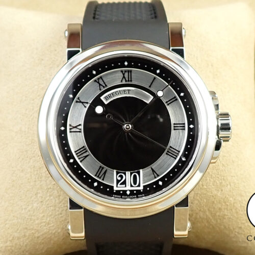 ブレゲ マリーン ラージデイト Ref.5817ST/92/5V8 ブラック文字盤 美品 HCH25L76 商品画像1