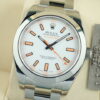ロレックス ミルガウス Ref.116400 ホワイト文字盤 未使用 milgauss-11 商品画像1