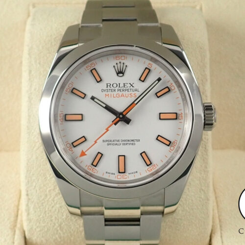 ロレックス ミルガウス Ref.116400 ステンレススチール ホワイト文字盤 商品画像1