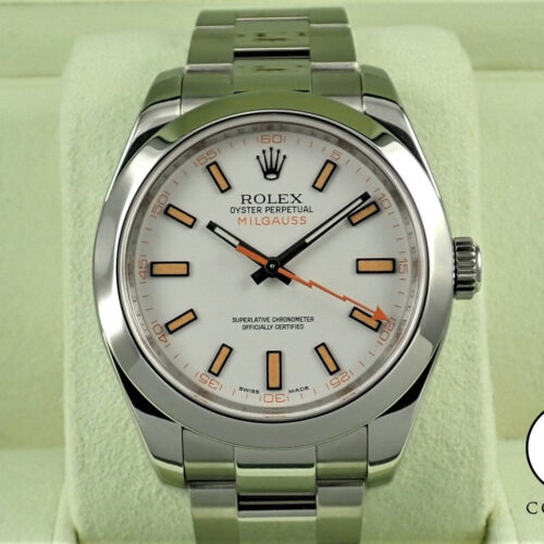 ロレックス ミルガウス Ref.116400 ステンレススチール ホワイト文字盤 商品画像1