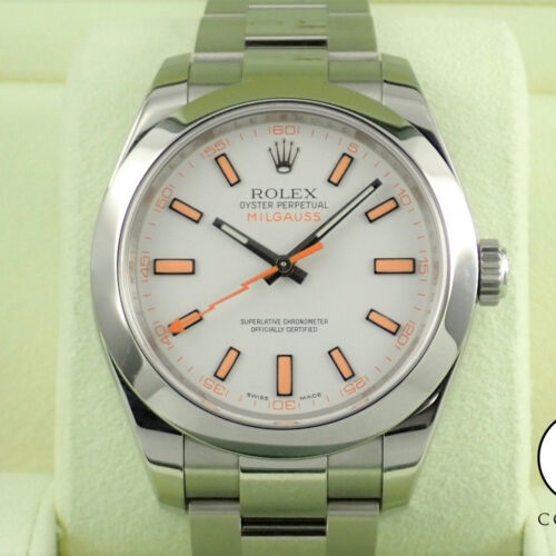 ロレックス ミルガウス Ref.116400 ステンレススチール ホワイト文字盤 商品画像1
